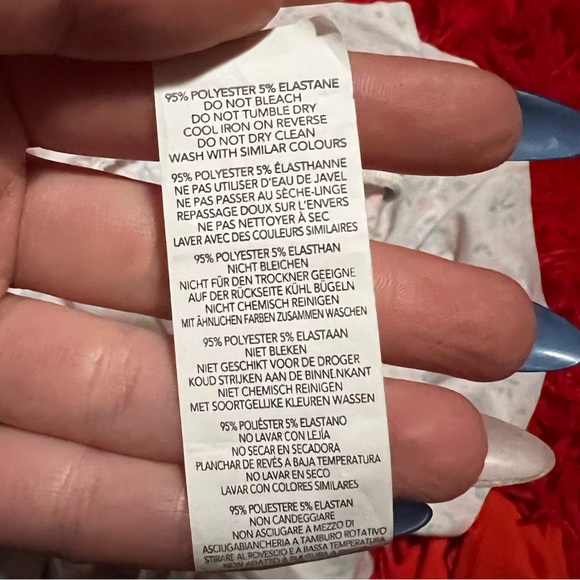 Boohoo Tube Top Floral Frill Skirt Set - Picture 3 of 3